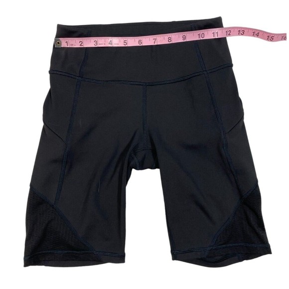 Athleta Women Size XXS Black Bike Shorts with 2 Side Zipper Pockets - Picture 12 of 14
